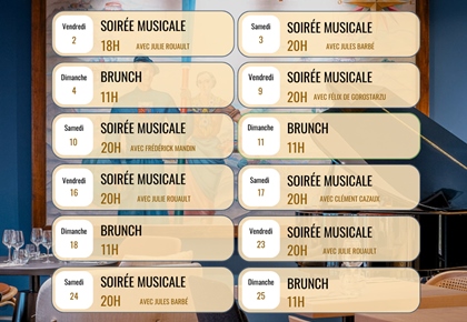 Animations du mois de mai